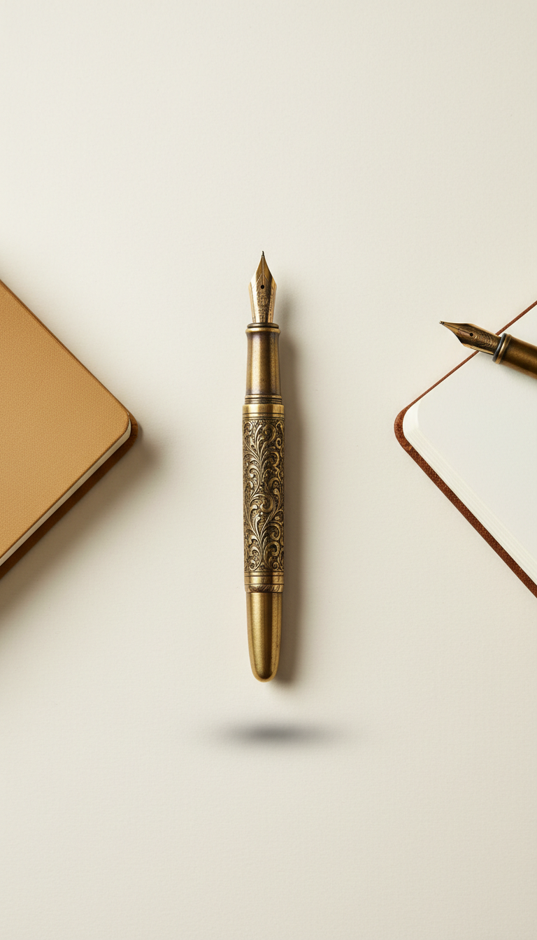 Brass Fountain Pen