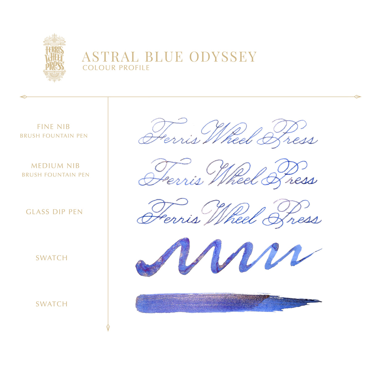 Astral Blue Odyssey Ink