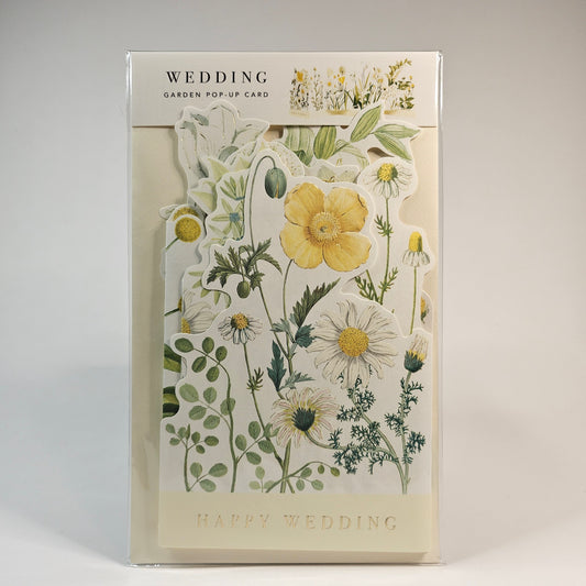 Unfolding Garden Wedding Card