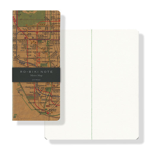 Yamamoto Ro-Biki Note- Plain Metro Map Map Series