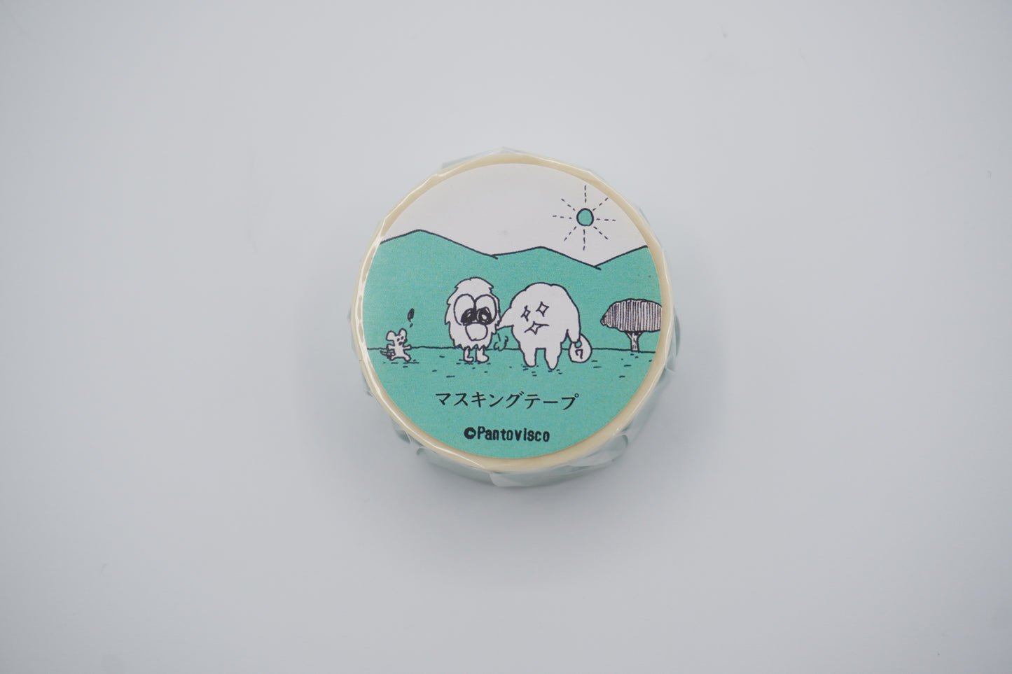 Round top - Washi tape - Pantovisco design - 20mm