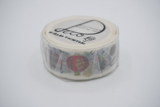 Round top - Washi tape - Hirano Toshiyuki - 20mm