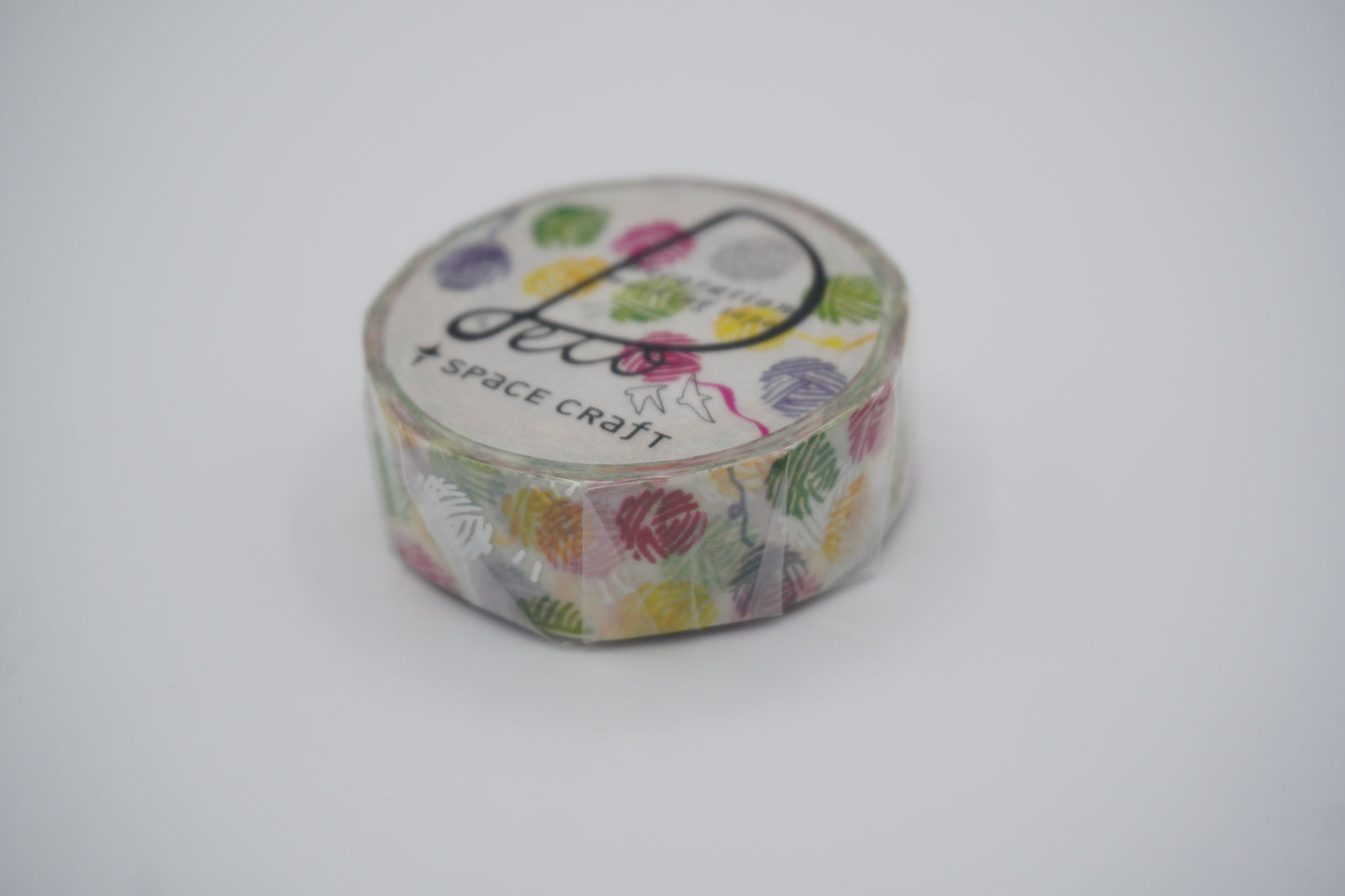 Round top - Washi tape - Space craft - 15mm