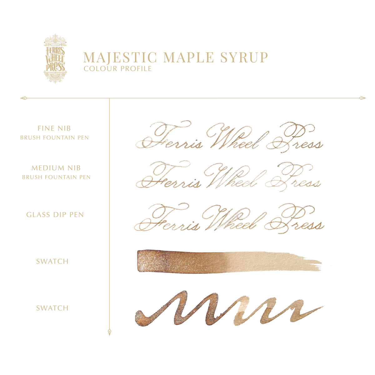 Majestic Maple Syrup Ink