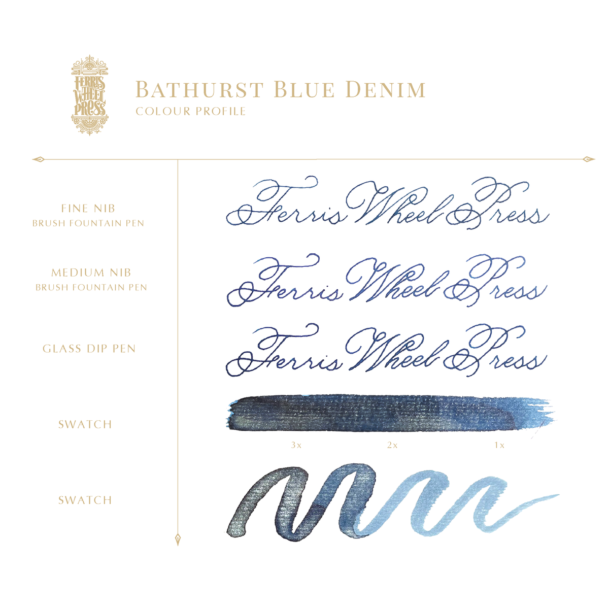 Bathurst Blue Denim Ink
