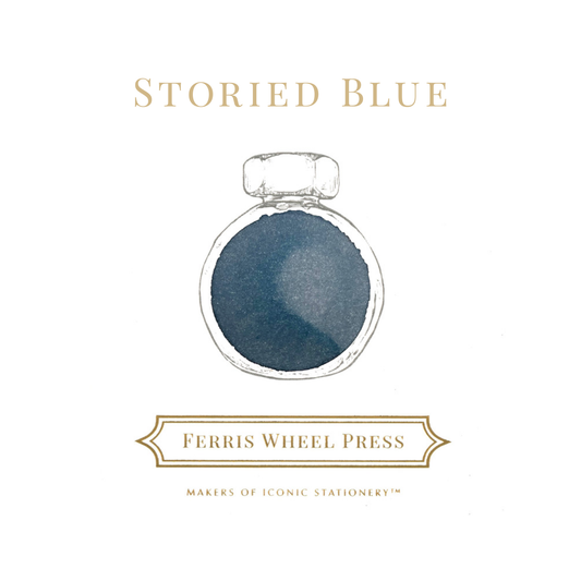 Storied Blue Ink