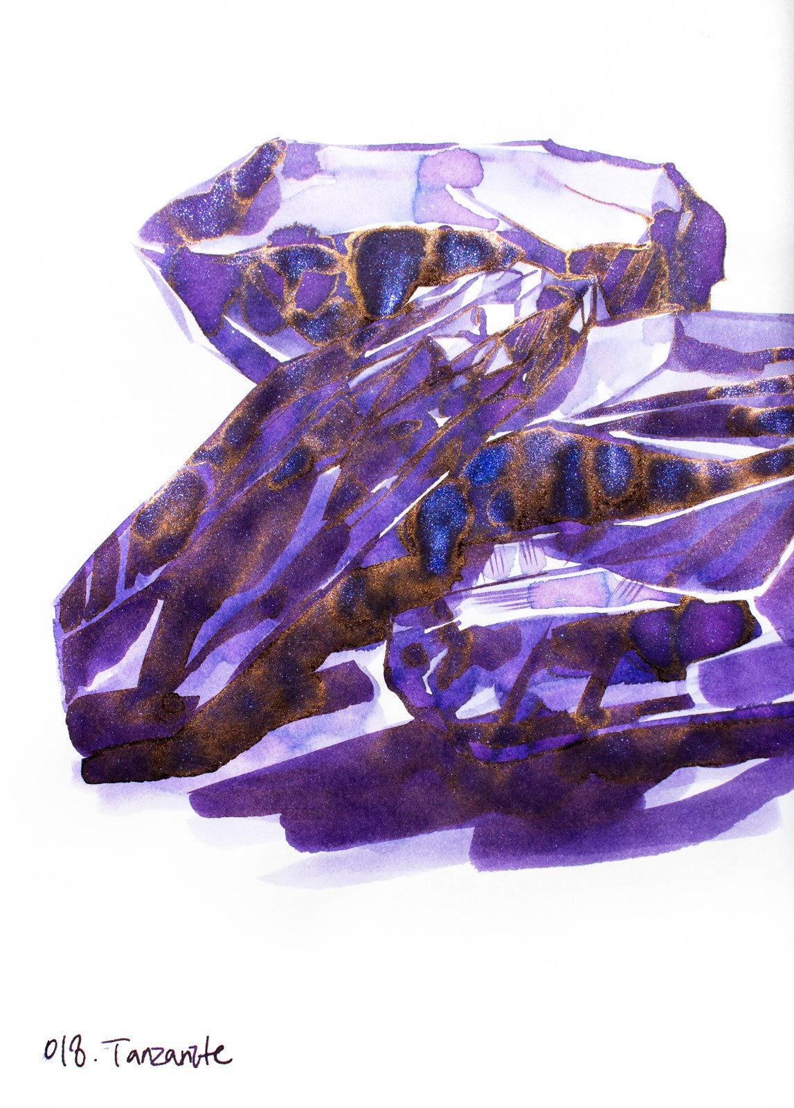 Dominant Industry Pearl Ink No. 018 Tanzanite (25ml)