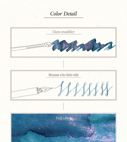 Dominant Industry Pearl Painter Series Ink No. 027 Les Nymphéas: Les Nuages (25ml)