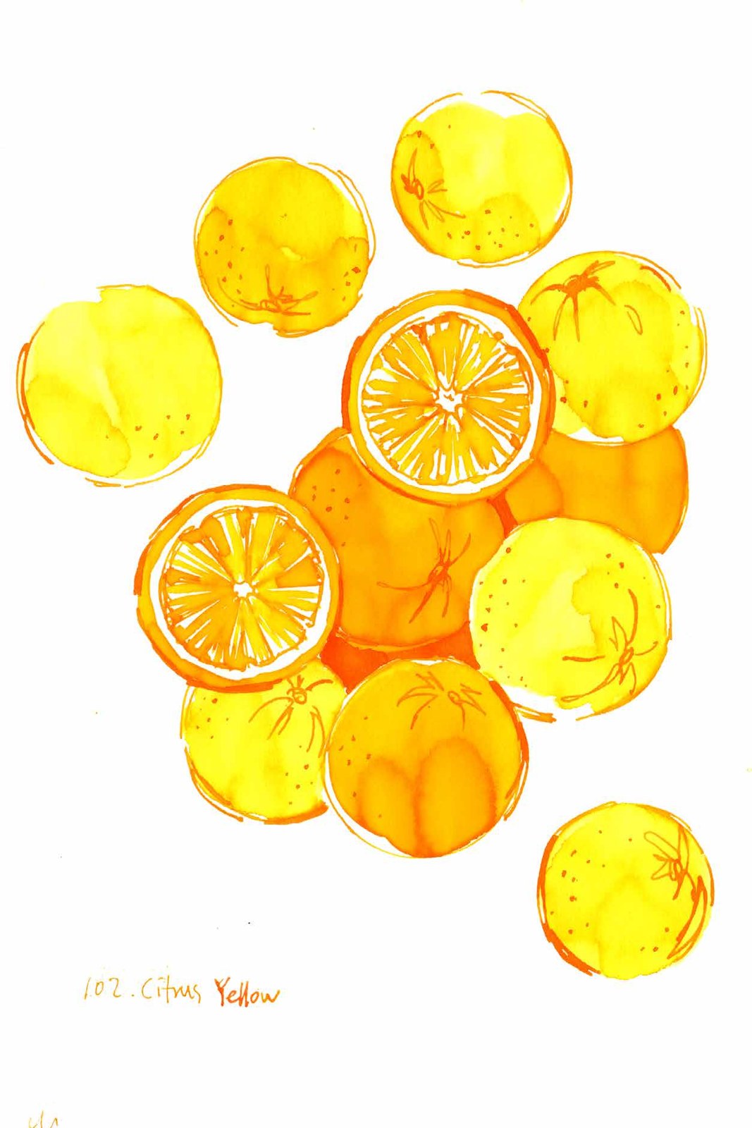 Dominant Industry Standard Ink No. 102 Citrus Yellow (25ml)
