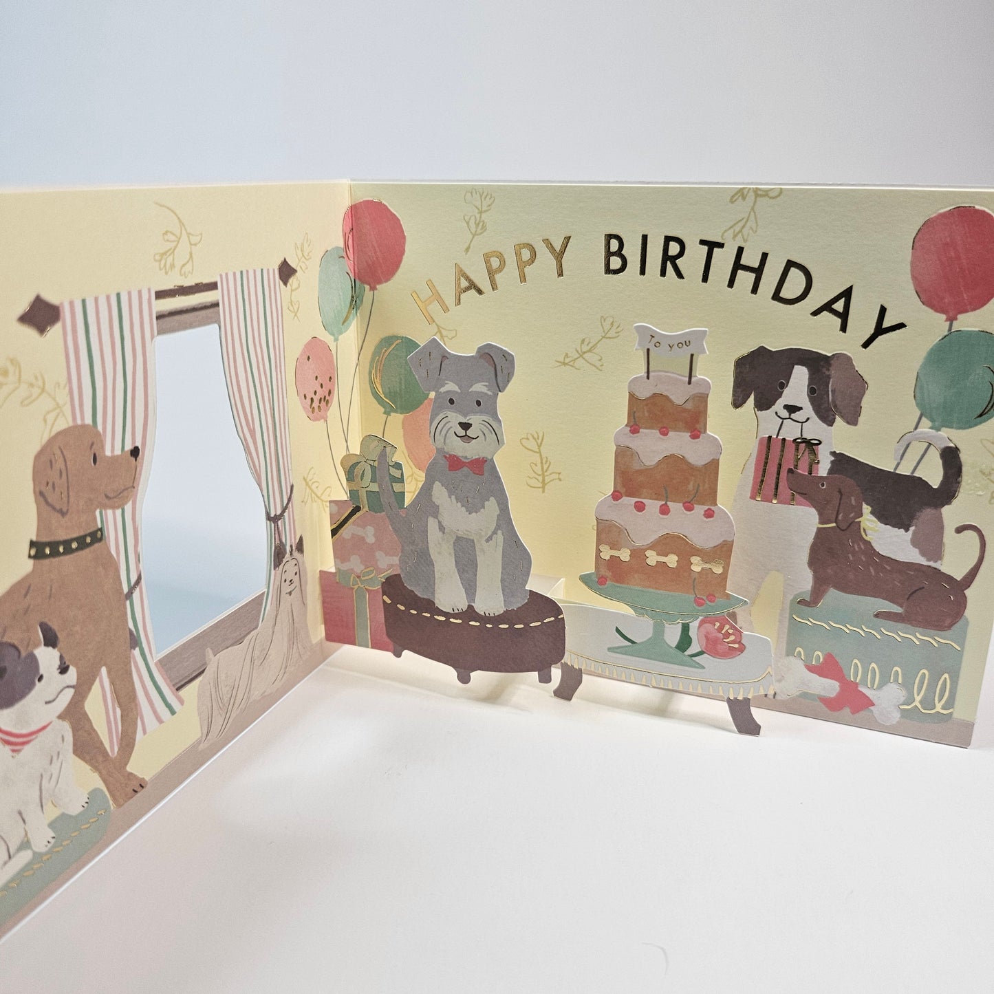 Birthday Pop-up Card (Dog)