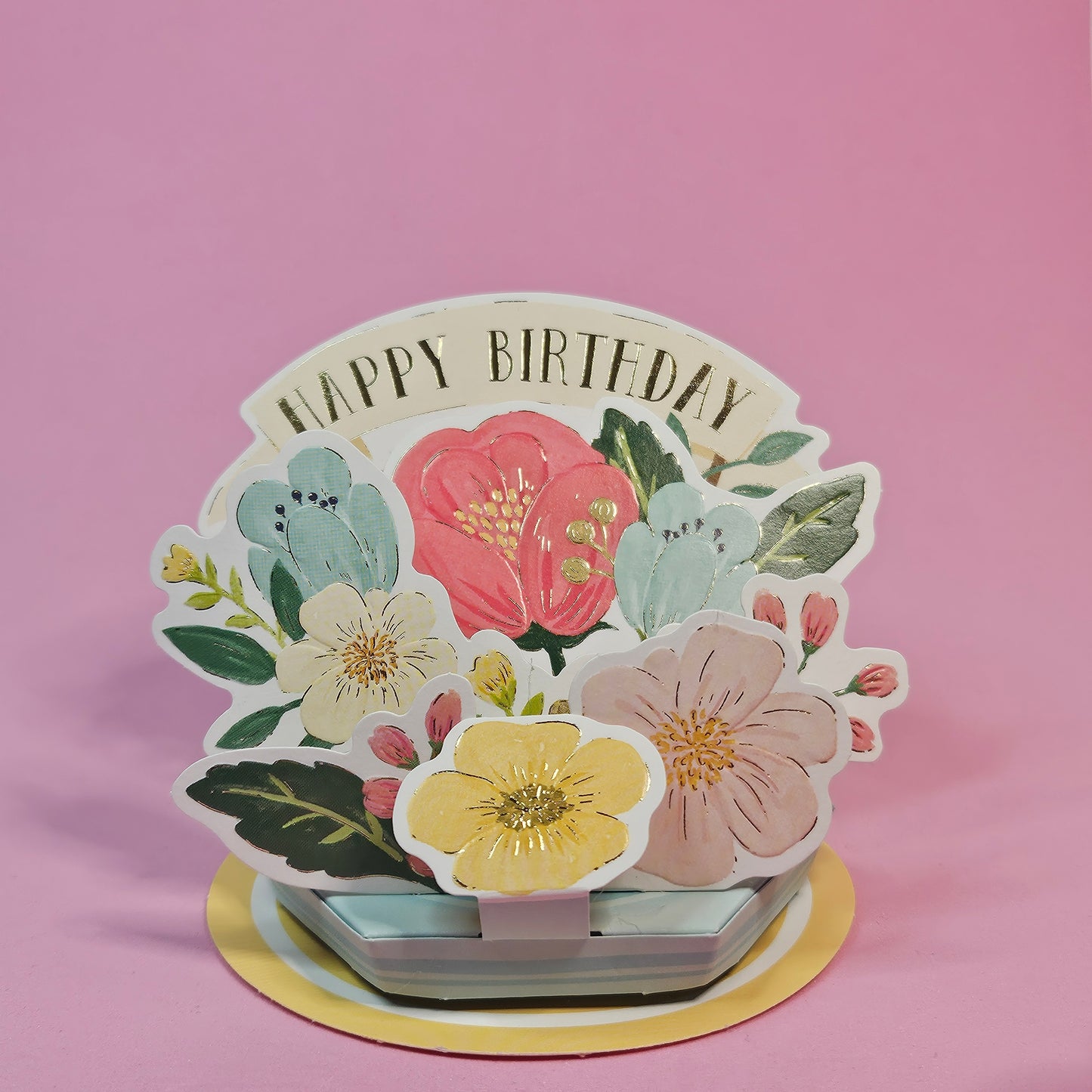 Flower Pot Birthday Pop-up Card