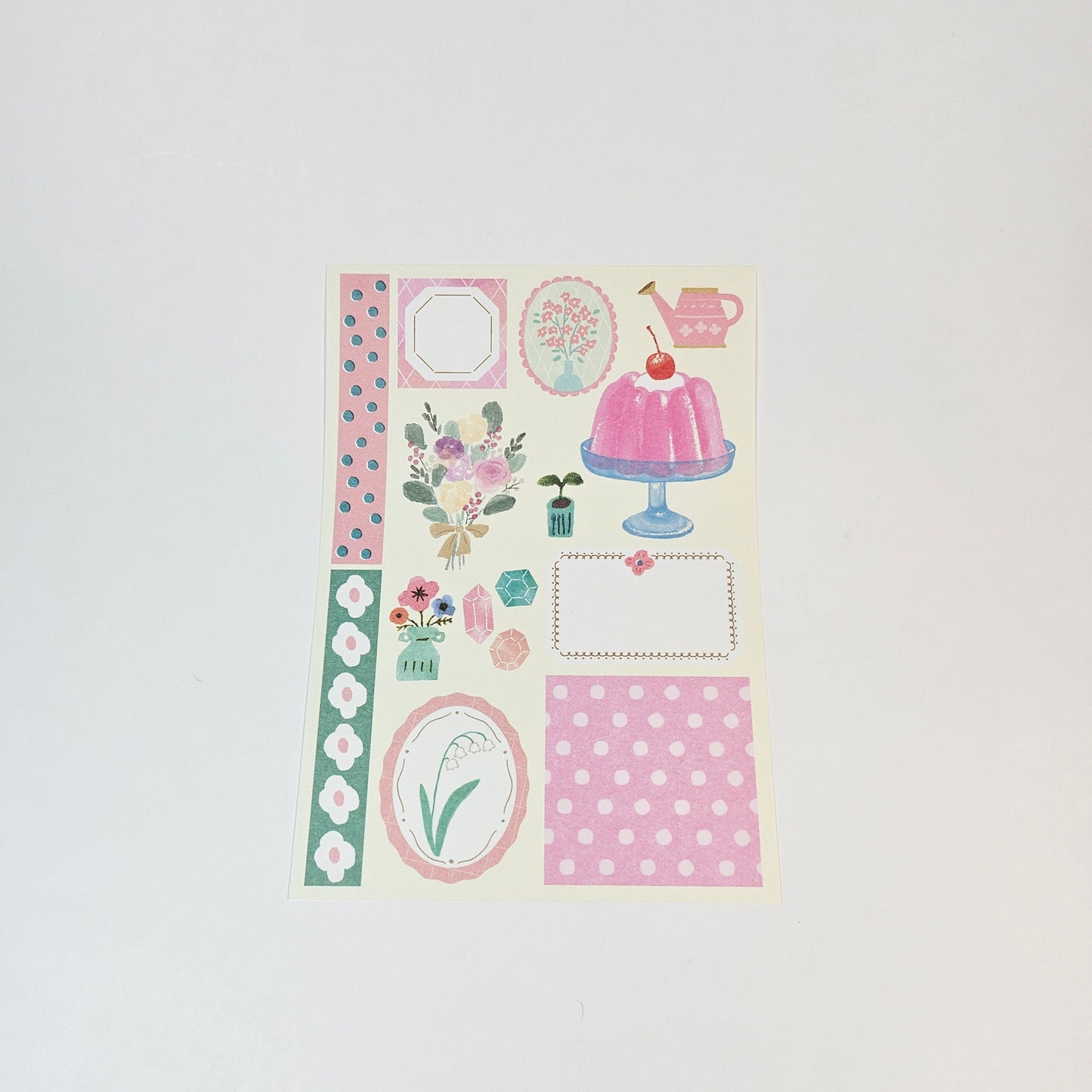 Decorative Paper - Cat, rabbits and cakes