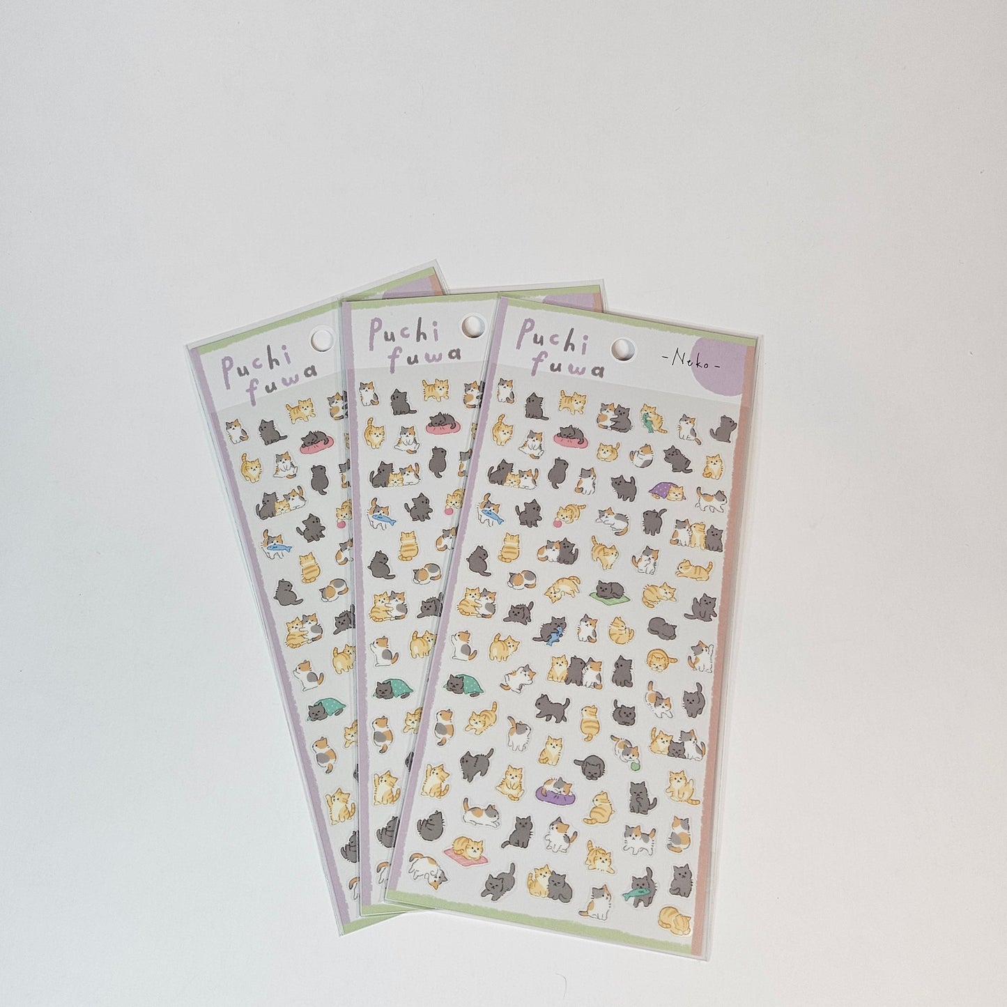 Tiny Puffy Sticker Neko