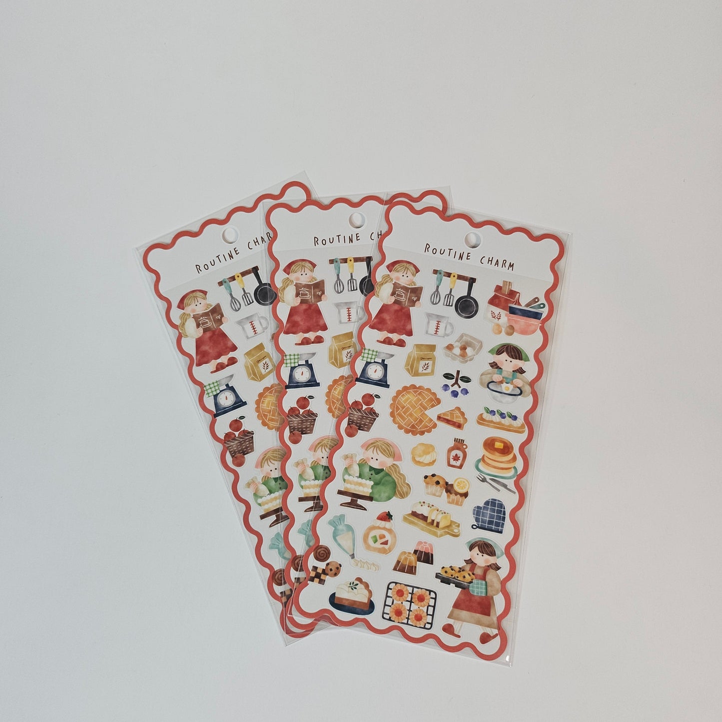 MIND WAVE Routine Charm Sticker