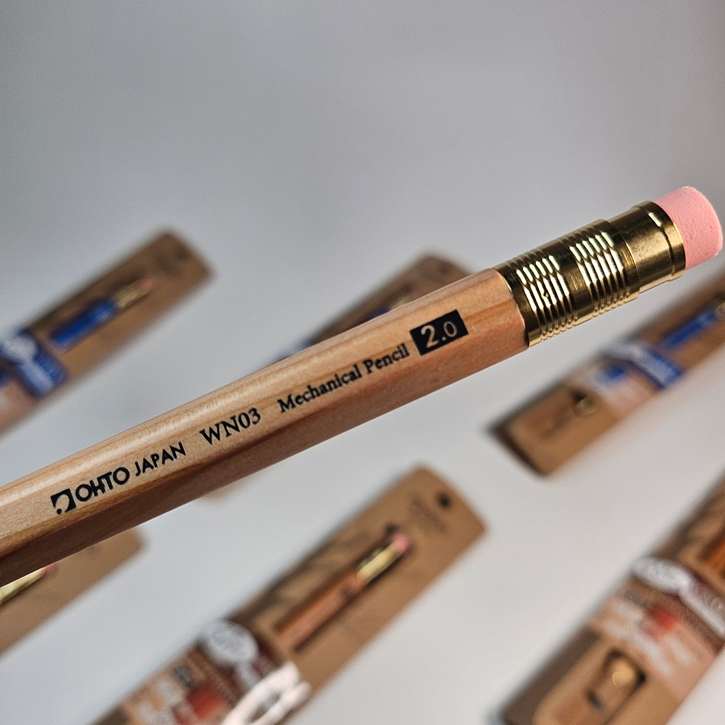 OHTO Mechanical pencil with wooden shaft WN03 2.0mm (Natural)