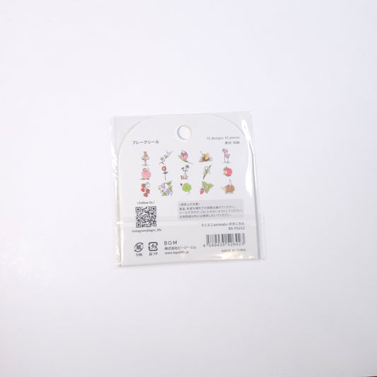 BGM Mini Sticker animals (botanical)