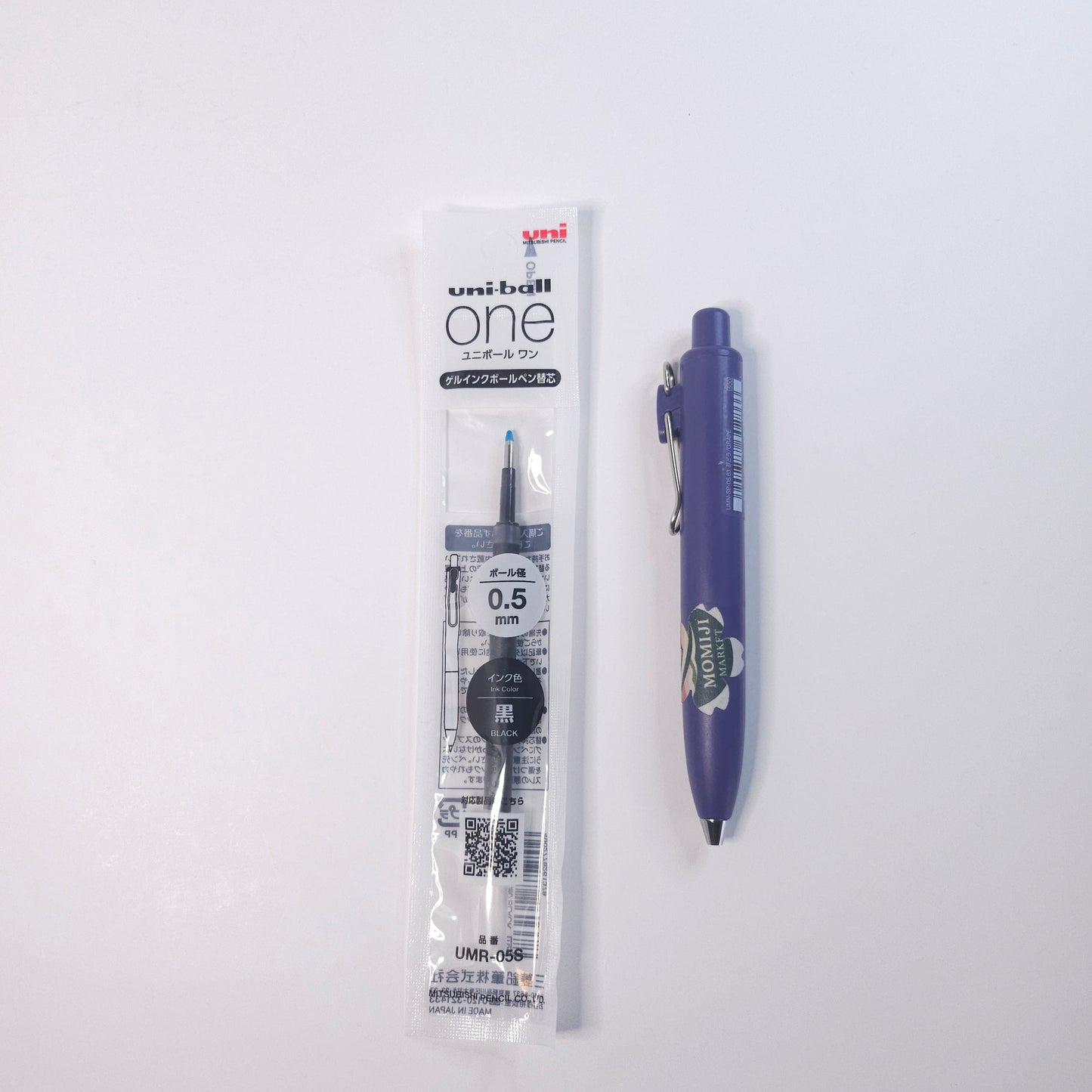 Mitsubishi Pencil Gel Pen ONE P Refill Black 0.5