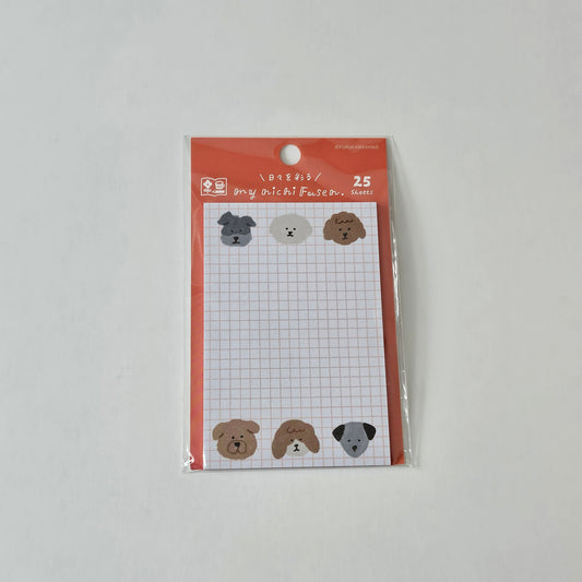 Furukawashiko Sticky Notes Grid - Dog