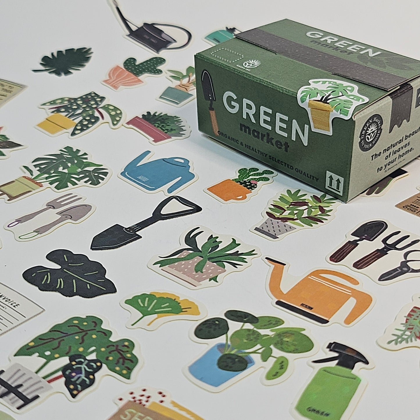 Green Market Decoration Stickers