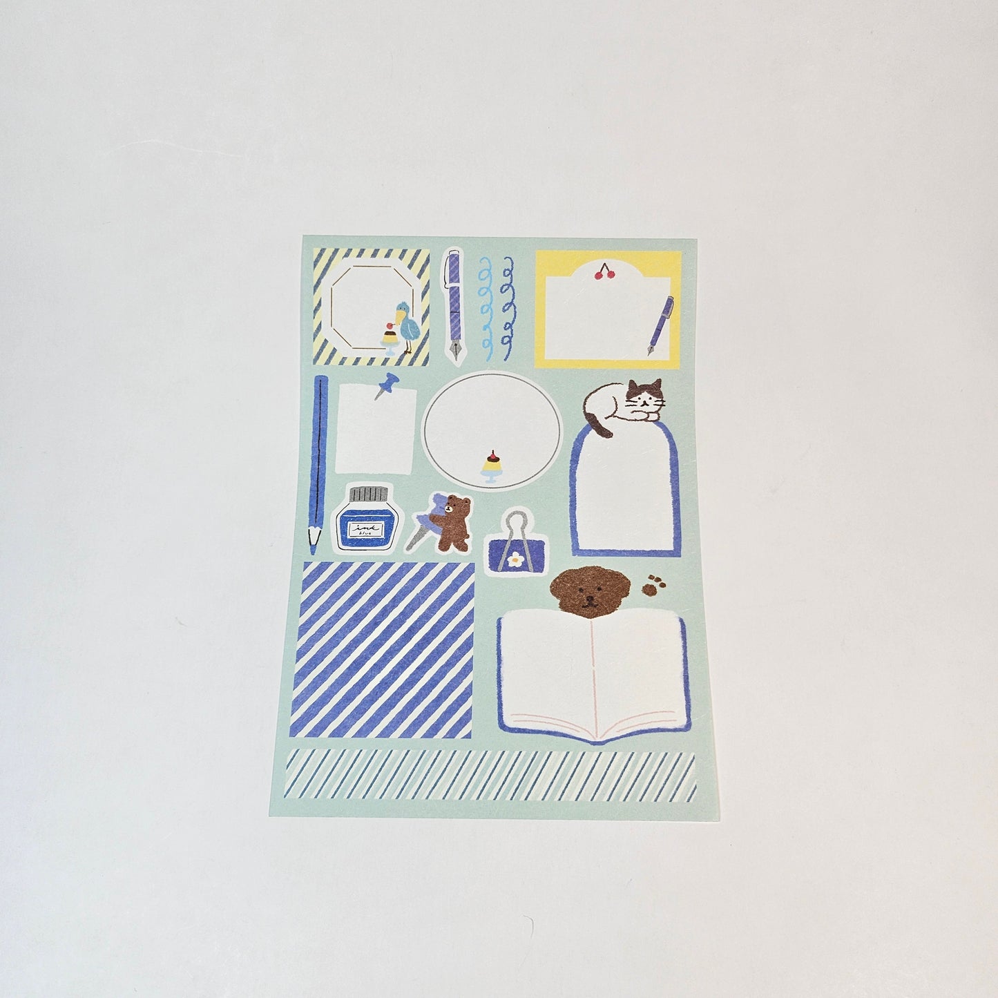 Decorative Paper - Desserts+ Blue Shoebill