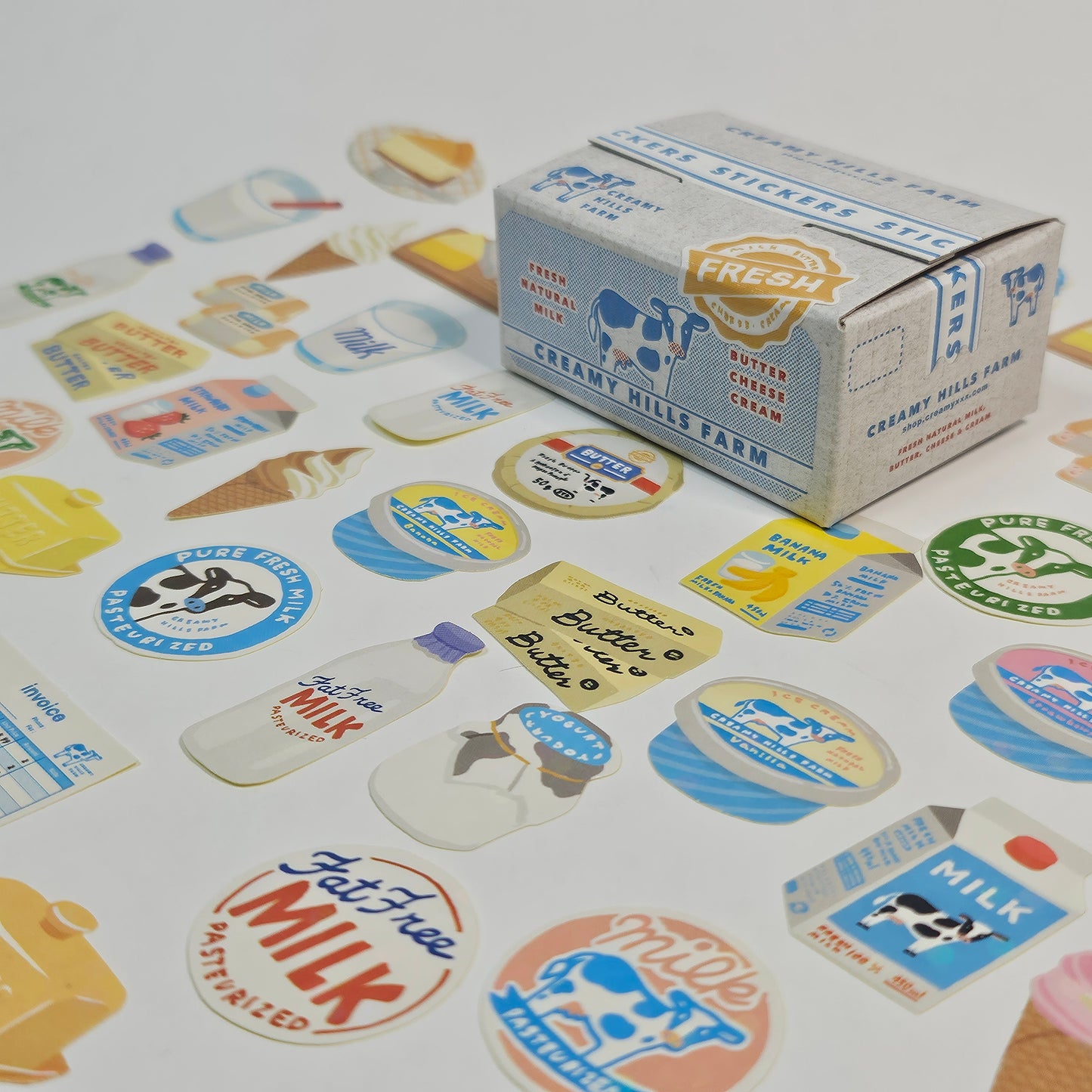 Dairy Products Decoration Stickers