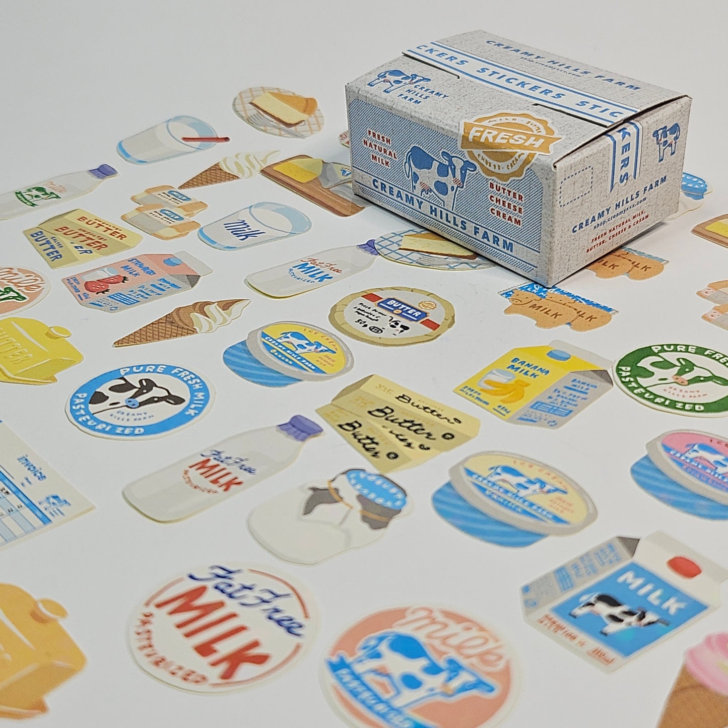 Dairy Products Decoration Stickers