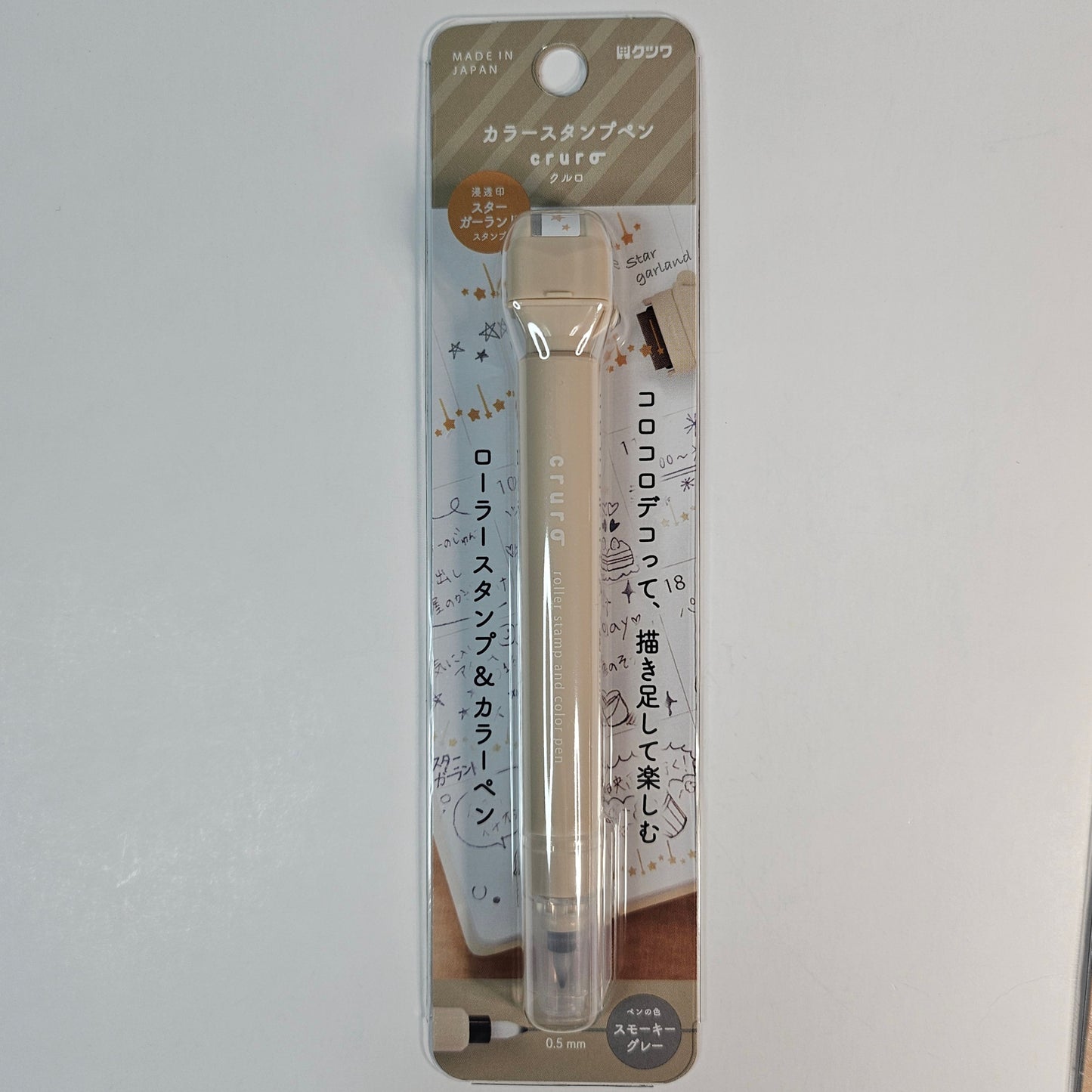 KUTSUWA Roller Stamp & Color pen