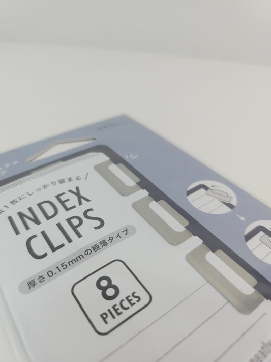 MD Index Clip Chiratto Silver