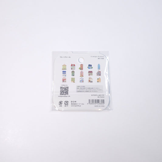 BGM Planner Stickers Flake stickers - lots of houses!