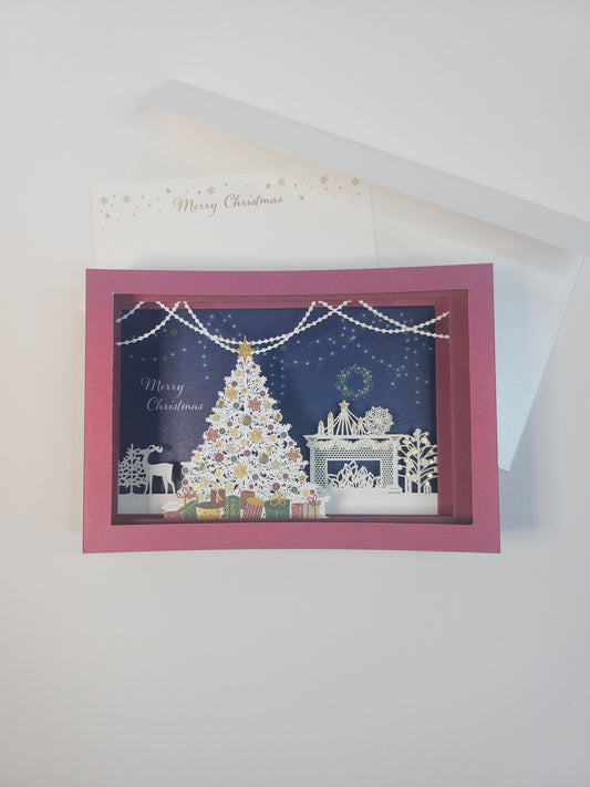 Christmas diorama card