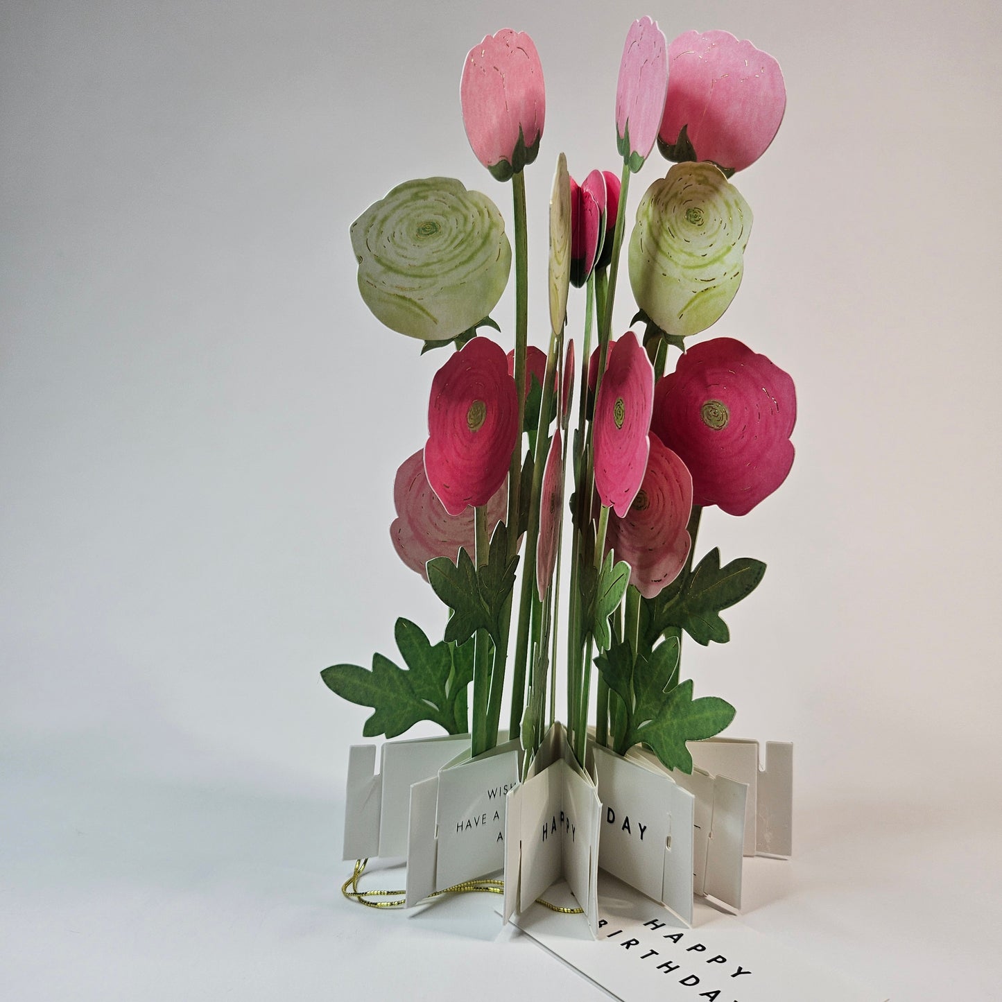 Ranunculus Pop-up Card