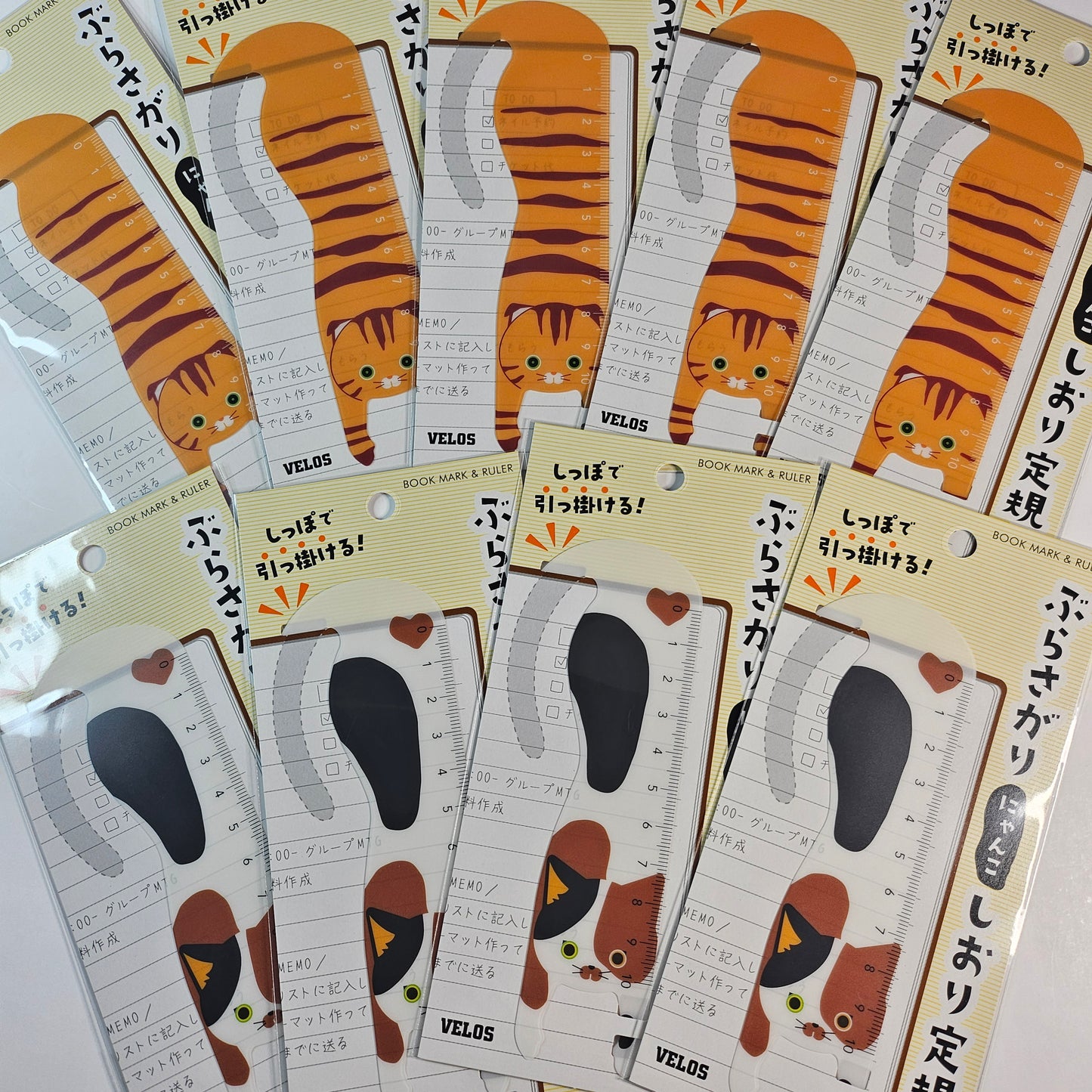 VELOS Hanging Nyan Koshi Bookmark Ruler Mike