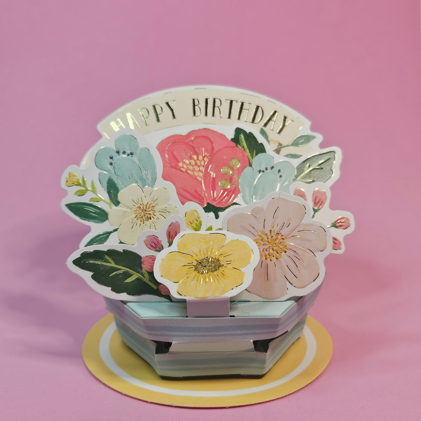 Flower Pot Birthday Pop-up Card