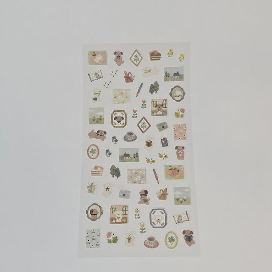 Lampo late Afternoon with dog sticker