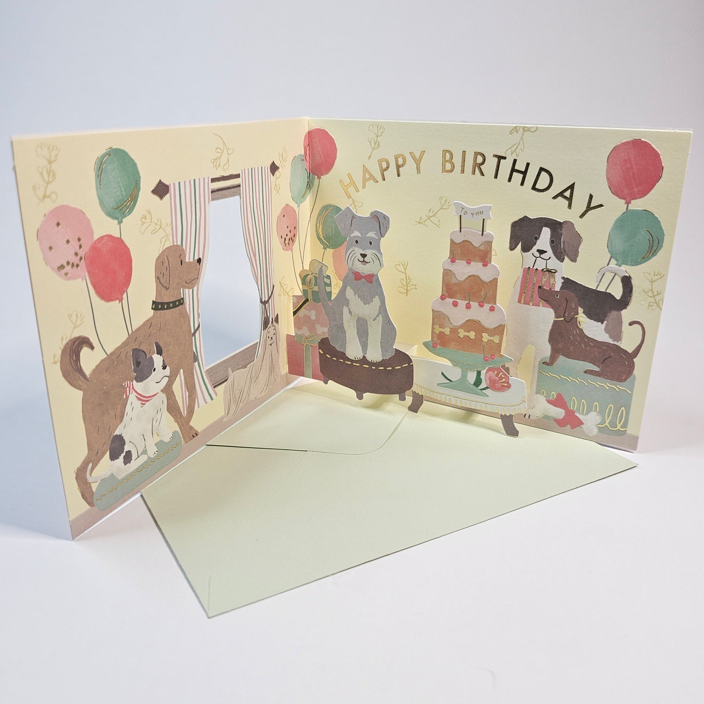 Birthday Pop-up Card (Dog)