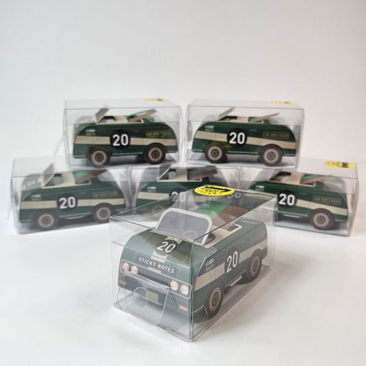 Green Sport Car Sticky Notes