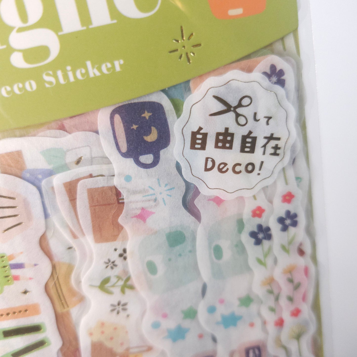BGM Planner Stickers Flake Seal Ligne* House Colors