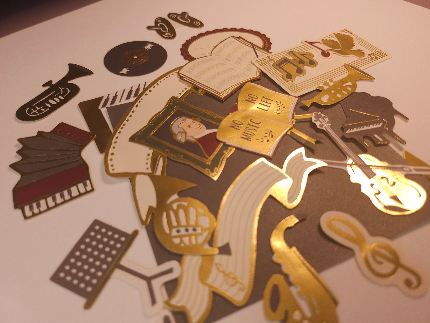 Flaky Sticker Decorations (Music)