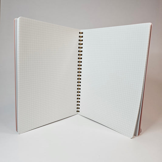 KOKUYO Sooofa Soft Ring Notebook - A5 - 4 mm Graph - Pink