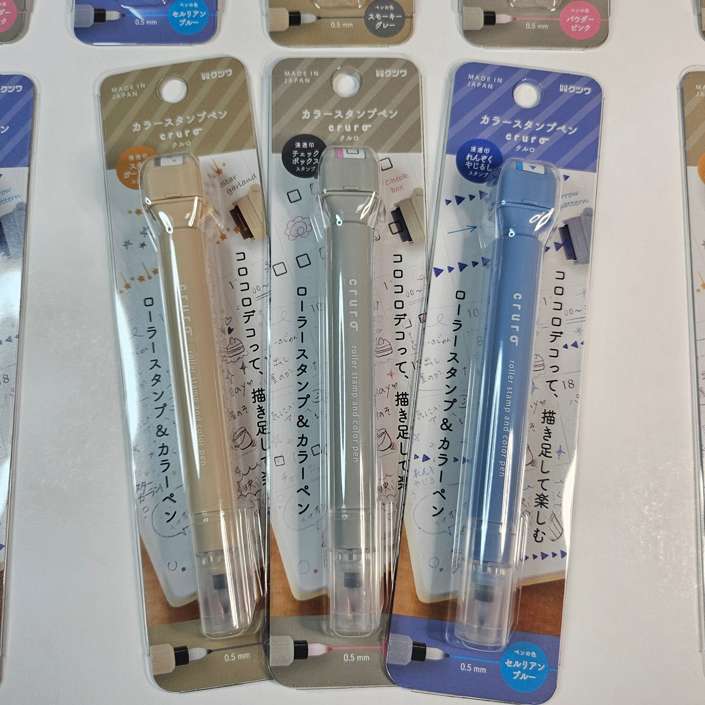 KUTSUWA Roller Stamp & Color pen