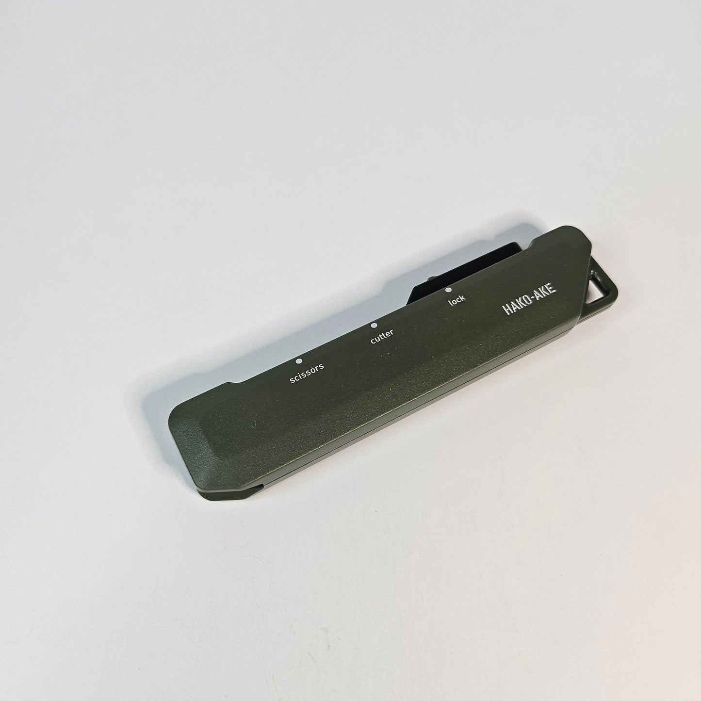 KOKUYO Hakoake 2Way Portable Titanium Scissors (Khaki)