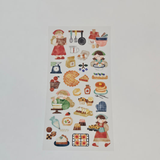MIND WAVE Routine Charm Sticker- Cooking
