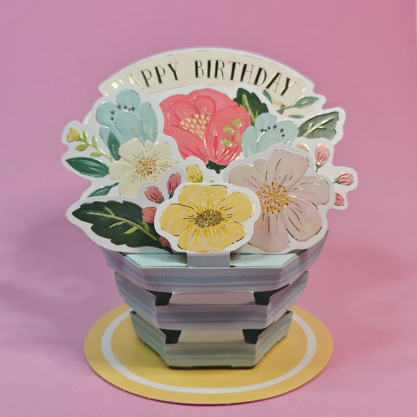 Flower Pot Birthday Pop-up Card