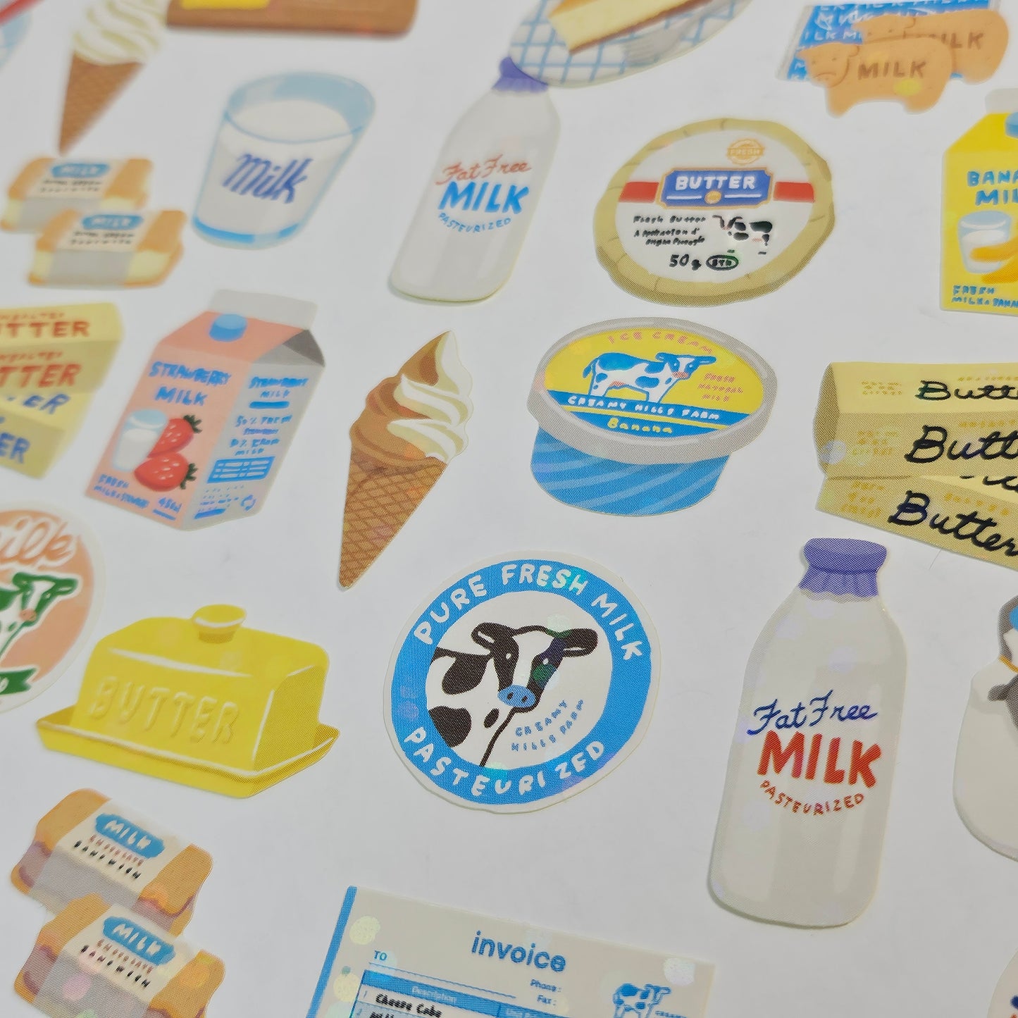 Dairy Products Decoration Stickers
