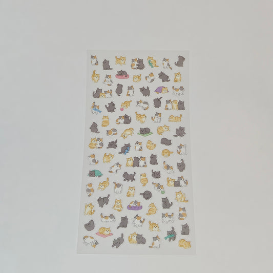 Tiny Puffy Sticker Neko