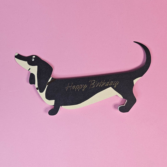 Dachshund Dog Birthday Card