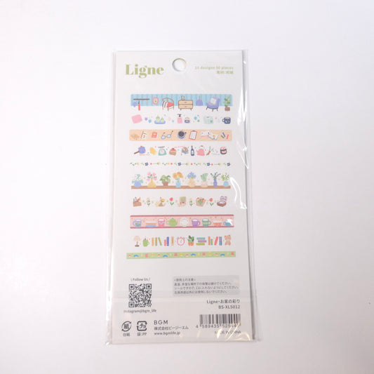 BGM Planner Stickers Flake Seal Ligne* House Colors