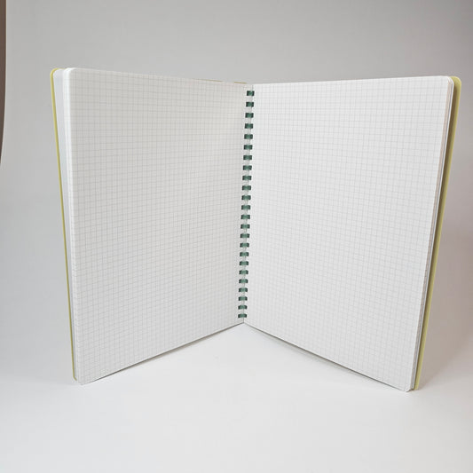 KOKUYO Sooofa Soft Ring Notebook - A5 - 4 mm Graph - Yellow