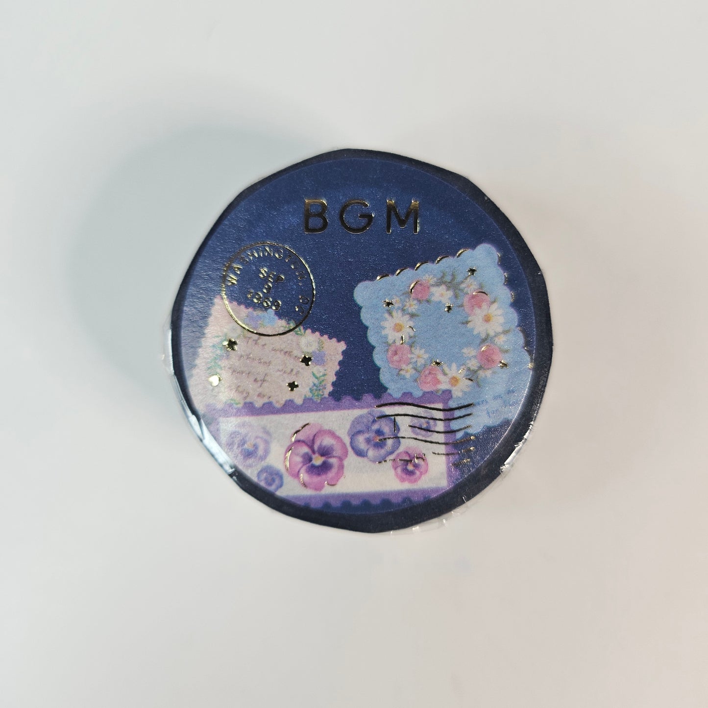 BGM Washi Tape (Blue plant)