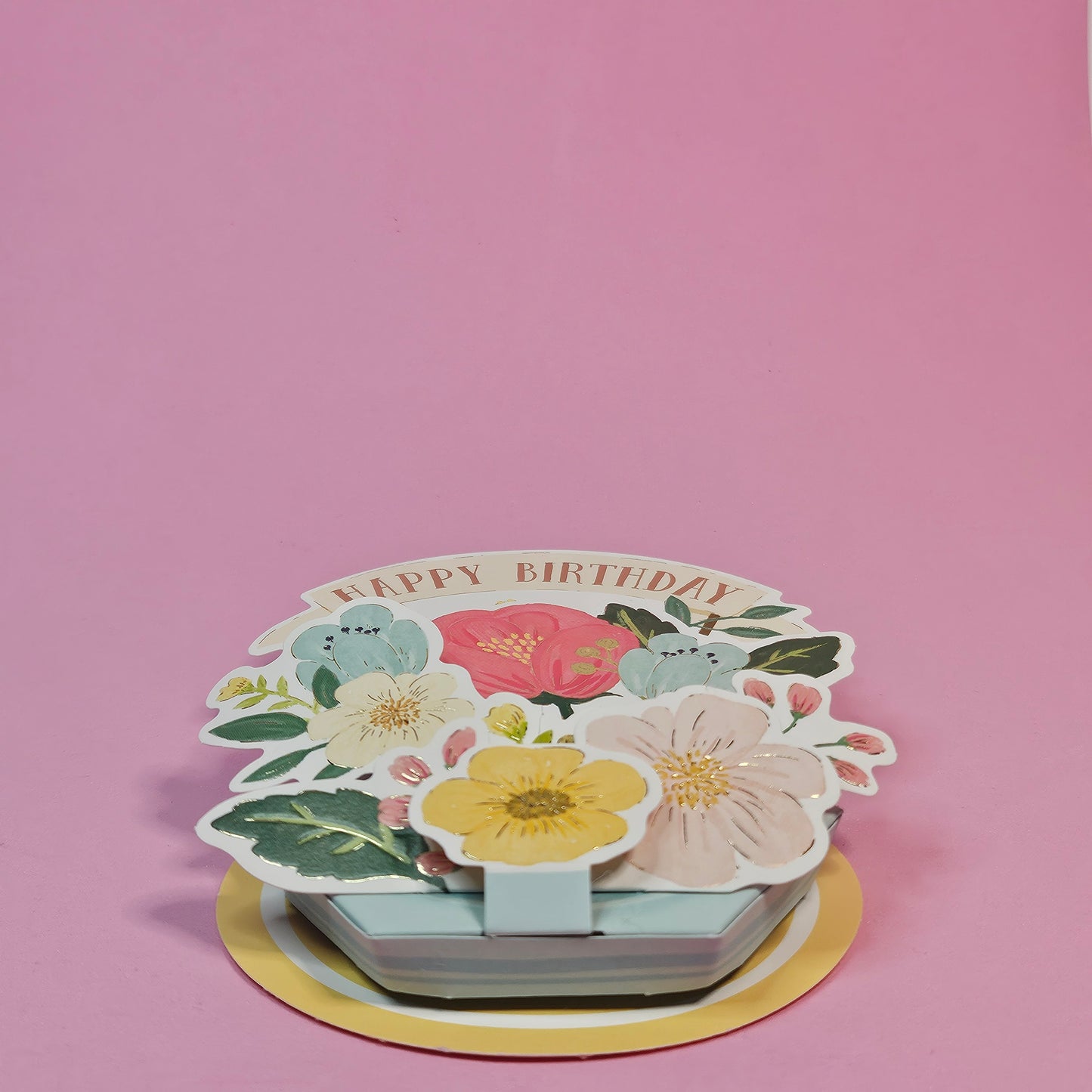 Flower Pot Birthday Pop-up Card